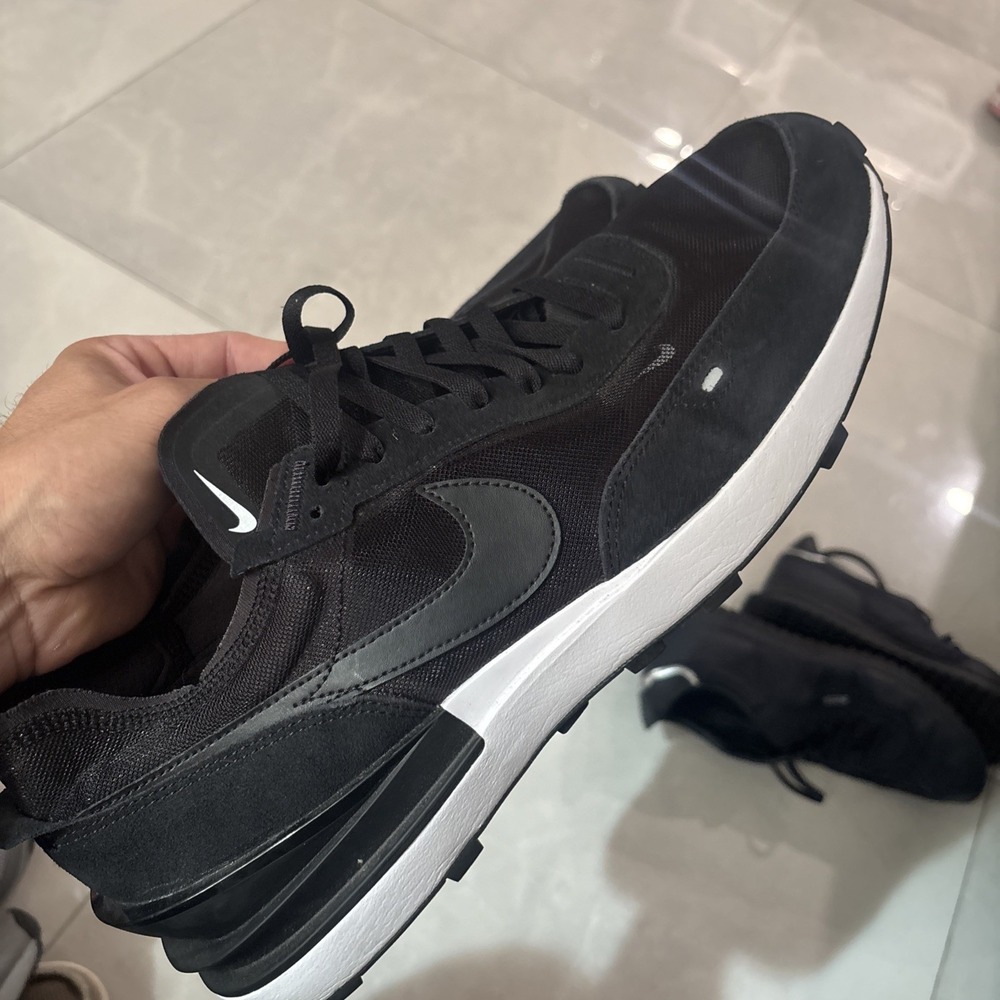 Size 15 - Nike Waffle One Black
